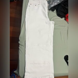 Universal Standard White Jeans